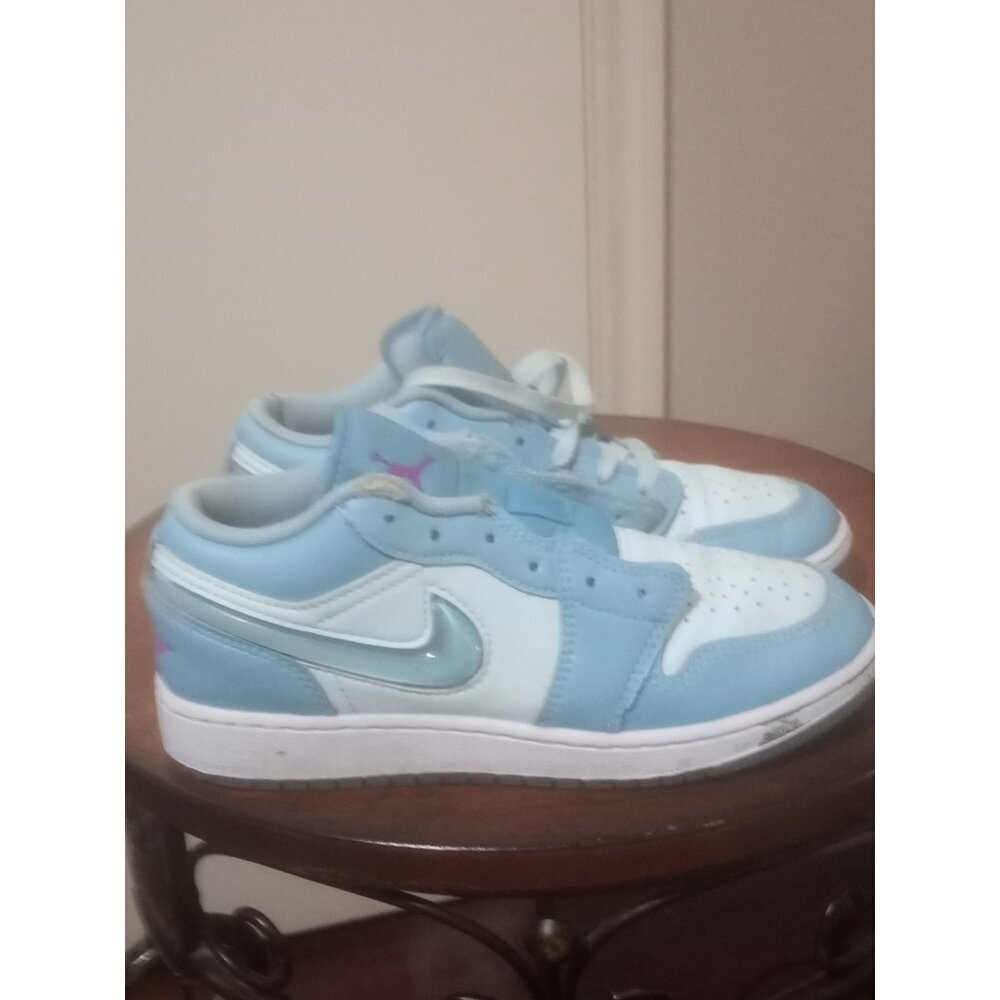 Nike Air Jordan 1 Low SE Aquarius Blue Youth-3.5Y Women's Size 5 FN7366 400